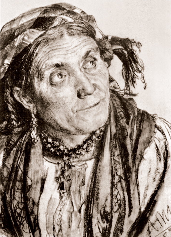  Adolpyh Von Menzel —— 吉卜赛女人